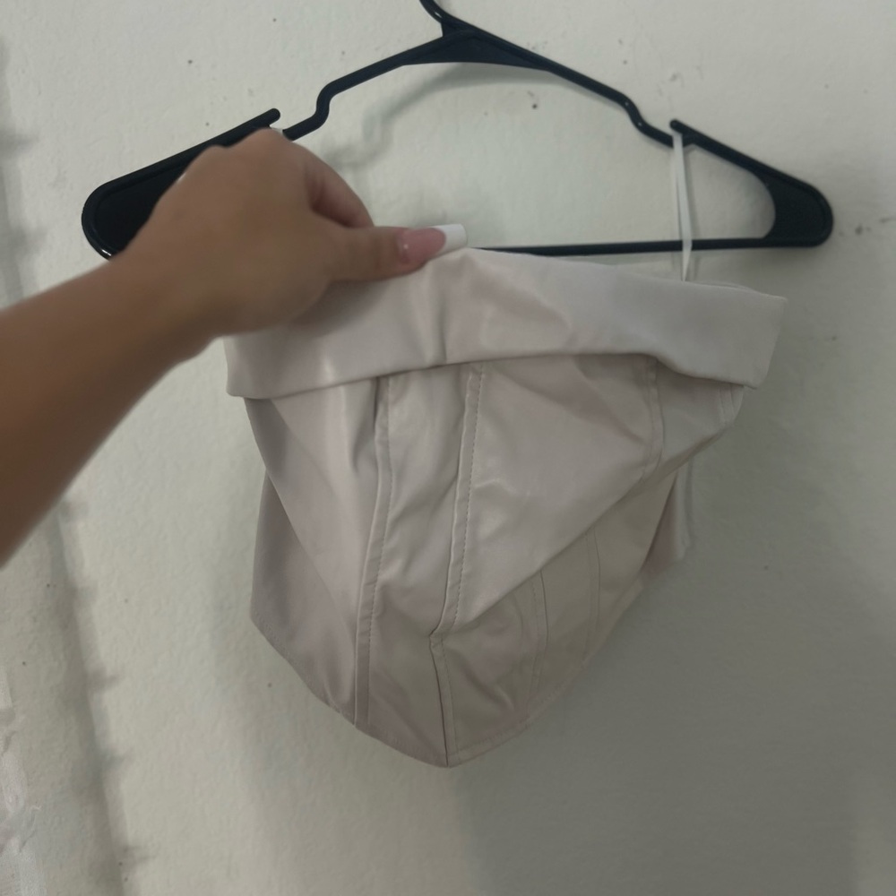SHEIN white tube Top